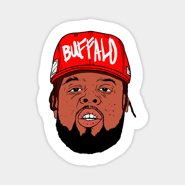 Westside Gunn buffalos FLYGOD Magnet by The40z