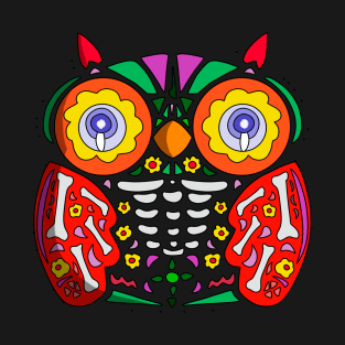 Sugar Skull Owl T-Shirt