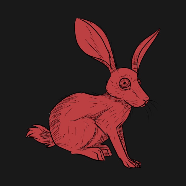 Haunted Red Hare by chronicallycrafting