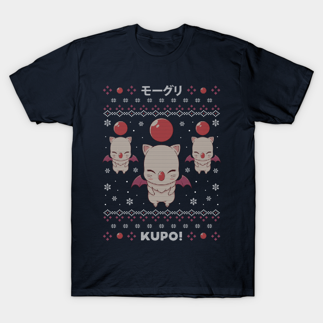 Moogle Kupo! Christmas - Final Fantasy Vii - T-Shirt