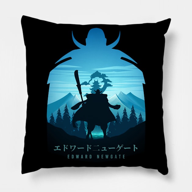 Edward Newgate Pillow by The Artz