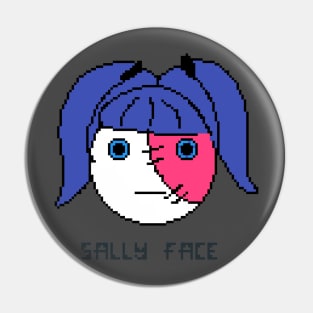 Sally Face pixel art Pin