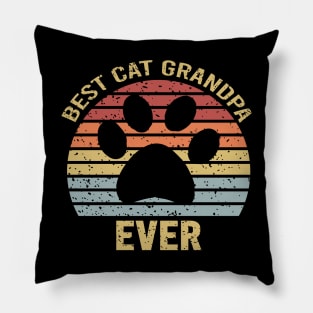 Best Cat Grandpa Ever Pillow