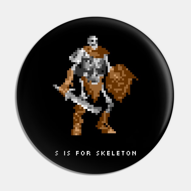 S is for Skeleton Pin by ClarkStreetPress