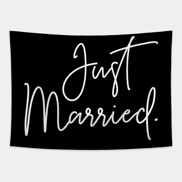 Just Married Tapestry by Lulaggio