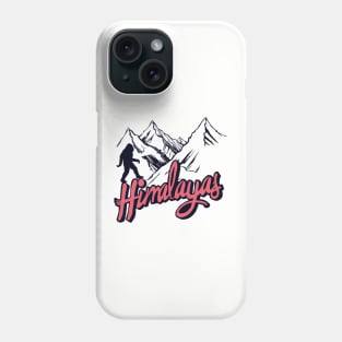 Big foot in himalayas Phone Case