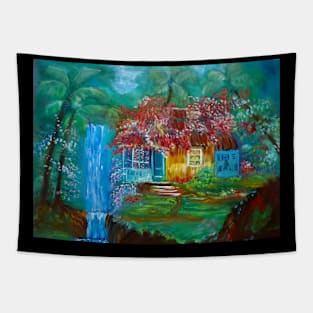 Old Hawaiian Homestead Leis 4 Sale Tapestry