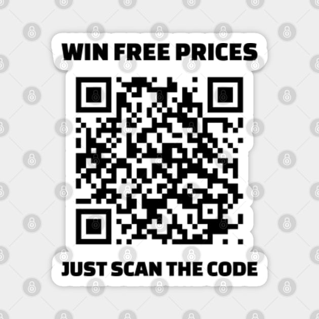 Rick Roll GIF QR Code - Rick Roll - Magnet