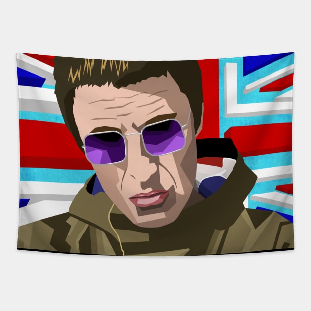 Liam Gallagher PoP Tapestry by SiSuSiSu