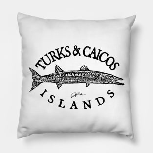 Turks & Caicos Islands Great Barracuda Pillow