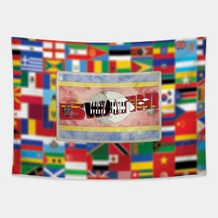 Eswatini Vintage style retro souvenir Tapestry