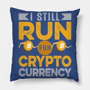 Run For Crypto Pillow