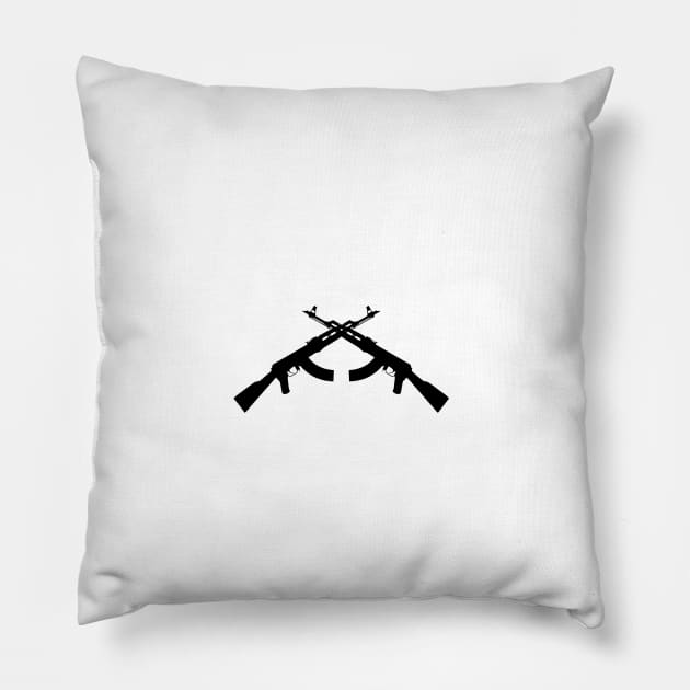 Keep Calm and be tactical Pillow by klarennns