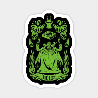 Adventure time The lich King, tarot card design of The Lich King from adventure time Magnet