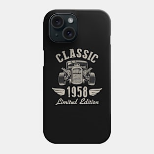 64 Year Old Gift Classic 1958 Limited Edition 64th Birthday Phone Case