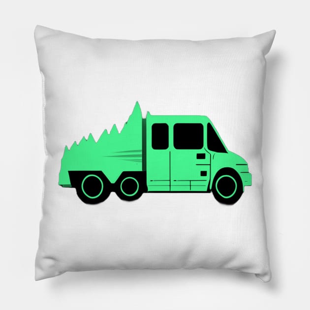 Husband dad trucker legend, Truck Driver, Husband Father Grandpa Legend, Pillow by kknows