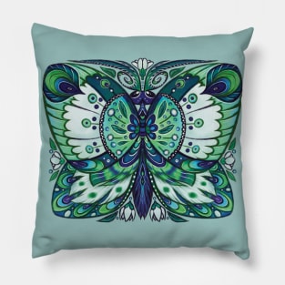 Peacock moth Pillow