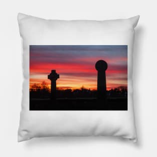 Sunset at Durham Cathedral Pillow