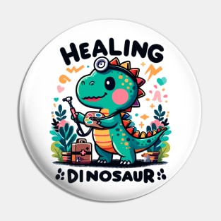 Caring Dino Healer: Little Medic Adventure Pin