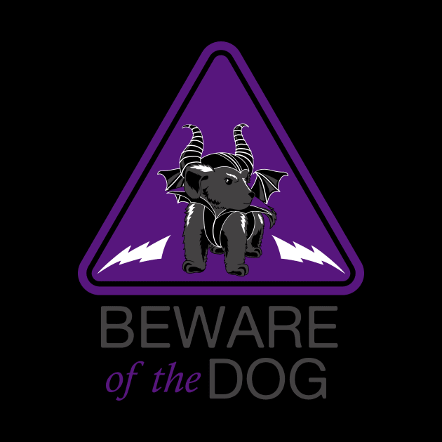Beware of the evil puppy by BananaPrints