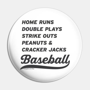 All About Baseball Lineup - GraphicLoveShop Pin