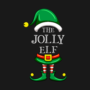 The Jolly Elf Matching Family Christmas Pajama T-Shirt