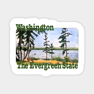 Washington, The Evergreen State Magnet