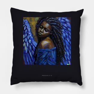 Black Female Angel Pillow