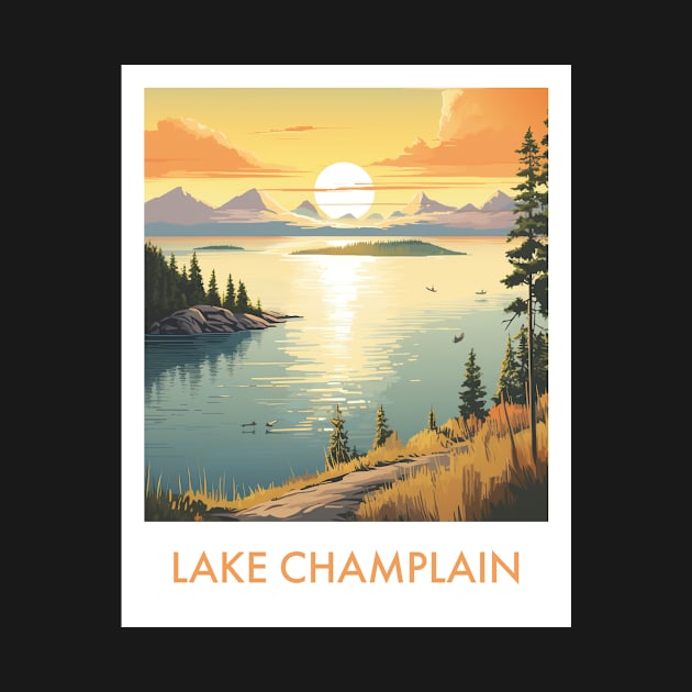 LAKE CHAMPLAIN by MarkedArtPrints