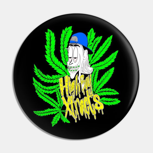 Old School Front back Highboy Logo Pin by Highboyxtracts