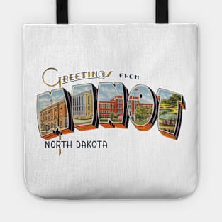 Greetings from Minot North Dakota Tote