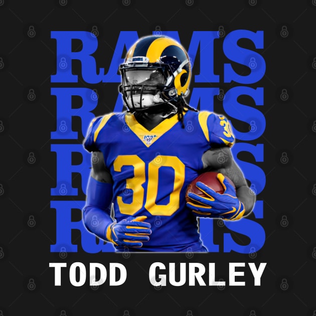 Los Angeles Rams Todd Gurley 30 by Thejockandnerd