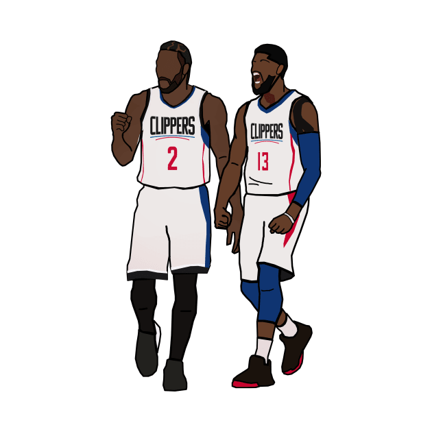 Kawhi Leonard x Paul George NBA LA Clippers by xavierjfong