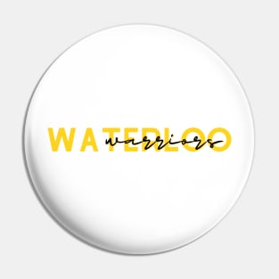 Waterloo Warriors Pin