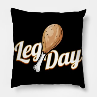 Better Not Skip Leg Day Turkey Drumstick On Thanksgiving Pillow