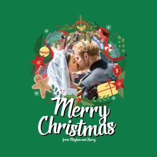 Meghan & Harry Merry Christmas T-Shirt