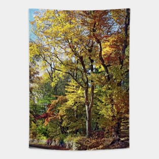 Mountainside NJ - Autumn Stroll Tapestry