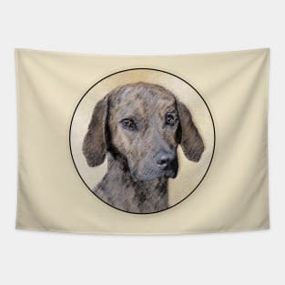 Plott Painting - Cute Original Dog Art Tapestry