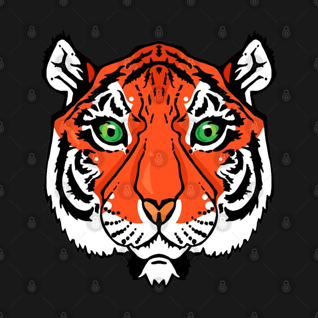 Line Art Tiger by iconking