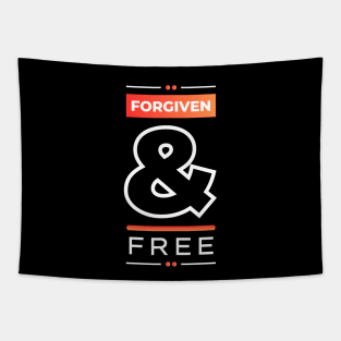 Forgiven And Free | Christian Tapestry