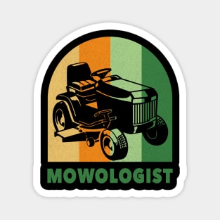 Mowologist Funny Lawn Mower Yard Work Magnet