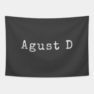 Agust D - D Day World Tour exclusive(front Back dark theme) Tapestry