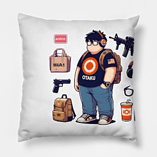 Tactical Otaku Pillow