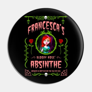 ABSINTHE MONSTERS 15 (FRANCESCA) Pin