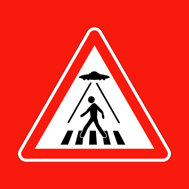 UFO Abduction Road Pannel by roswellboutique