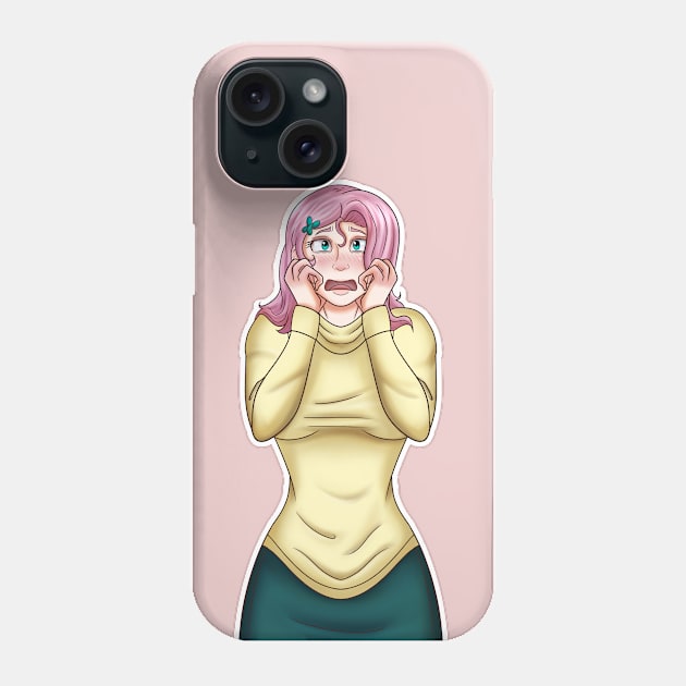 Embarrased Fluttershy Phone Case by Johng117