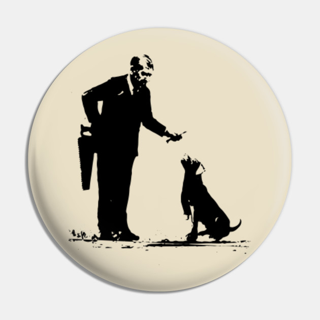 Banksy Dog Graffity Banksy Pin Teepublic