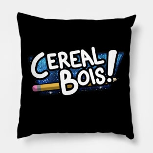 Cereal Bois Logo Pillow