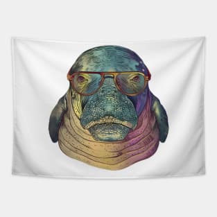 Dugong Dapper: Specs on a Sea Cow! Tapestry