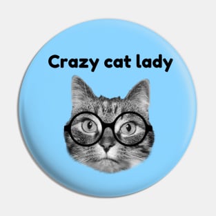 Crazy cat lady Pin